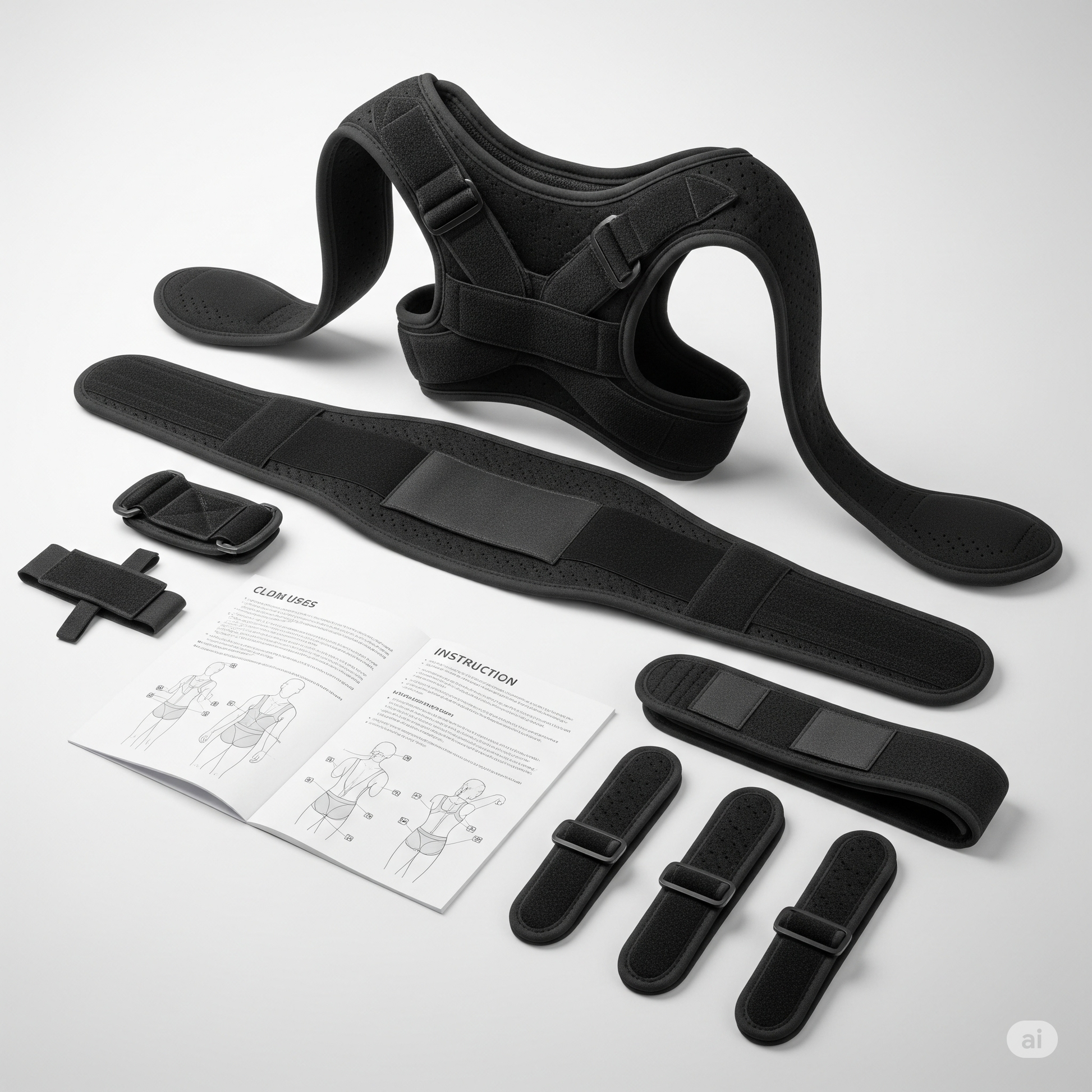 Posture Corrector Belt for Men & Women – Breathable & Adjustable Back Support Brace